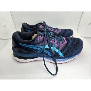 Asics Gel Nimbus 23 Shoes Women's 7 Blue Aqua Running Athletic Workout Sneakers
